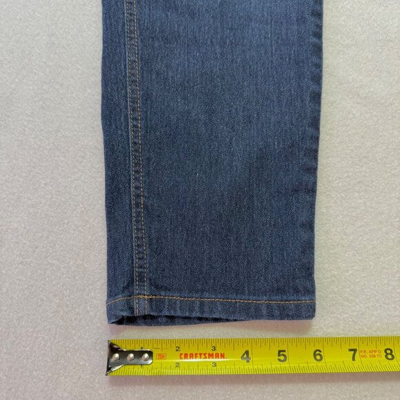 Hannah Women's Embellished Sequins Mid Rise Stretch Skinny Blue Jeans Size 12 - Picture 10 of 11